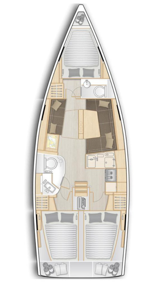Noleggio barche Hanse Hanse 388 a Dénia su Samboat