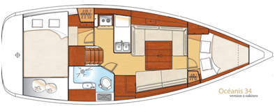 Bénéteau Oceanis 34 da affittare a  San Vincenzo