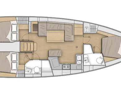Bénéteau Oceanis 40.1 da affittare a  Trogir