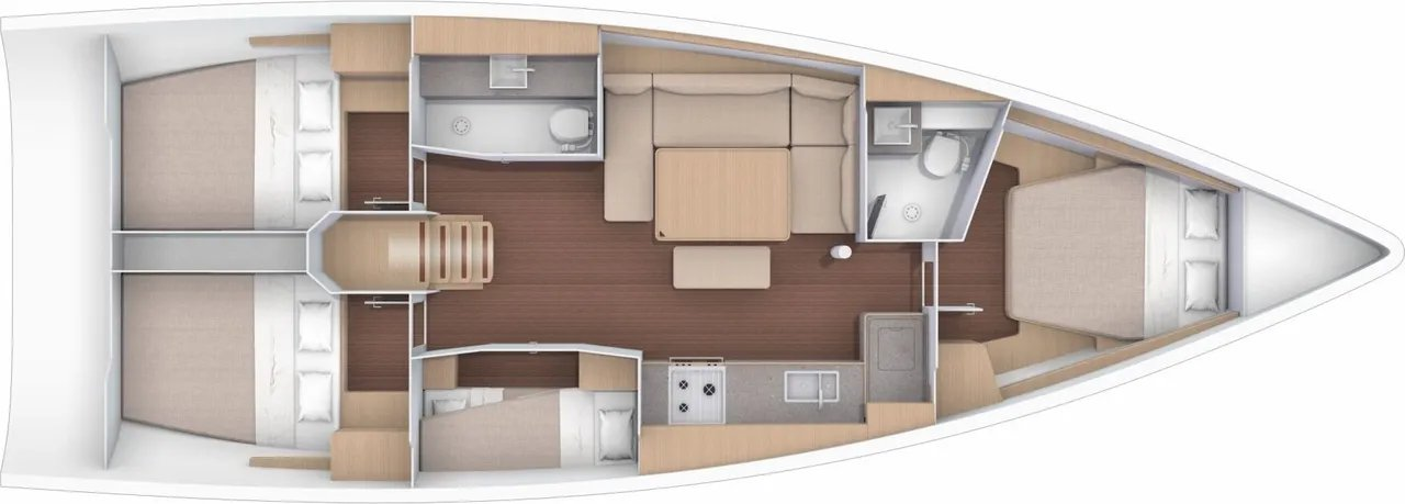 Dufour Dufour 430 Grand Large da affittare a  Procida
