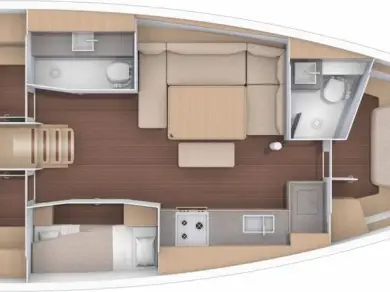 Dufour Dufour 430 Grand Large da affittare a  Procida