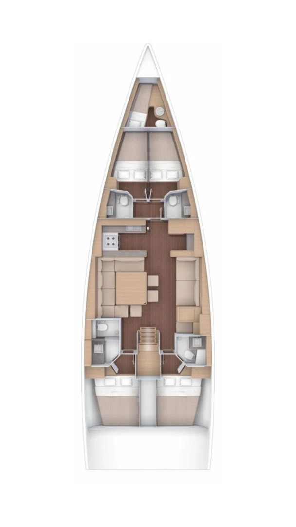 Noleggio Barca a vela Dufour con patente nautica