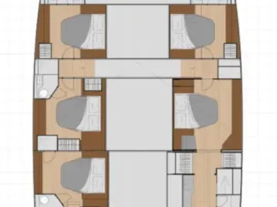 Noleggio barche Fountaine Pajot Fountaine Pajot Samana 59 - 5 + 2 cab. a Capo d'Orlando su Samboat