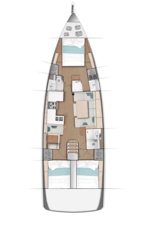 Noleggio Barca a vela a Primošten – Jeanneau Sun Odyssey 490