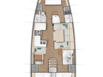 Noleggio Barca a vela a Primošten – Jeanneau Sun Odyssey 490