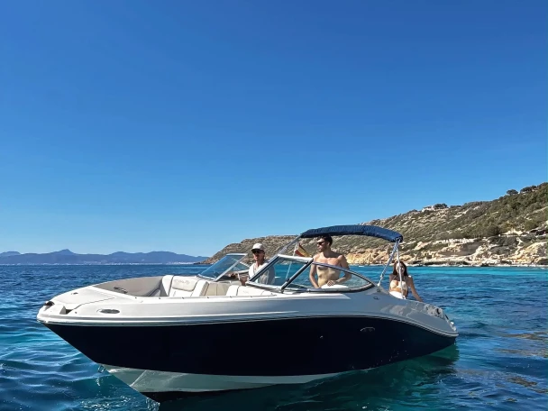 Barca a motore a noleggio a Port d'Andratx al miglior prezzo