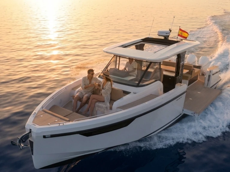 Noleggio barche Ibiza Town economico Saxdor 400 GTC