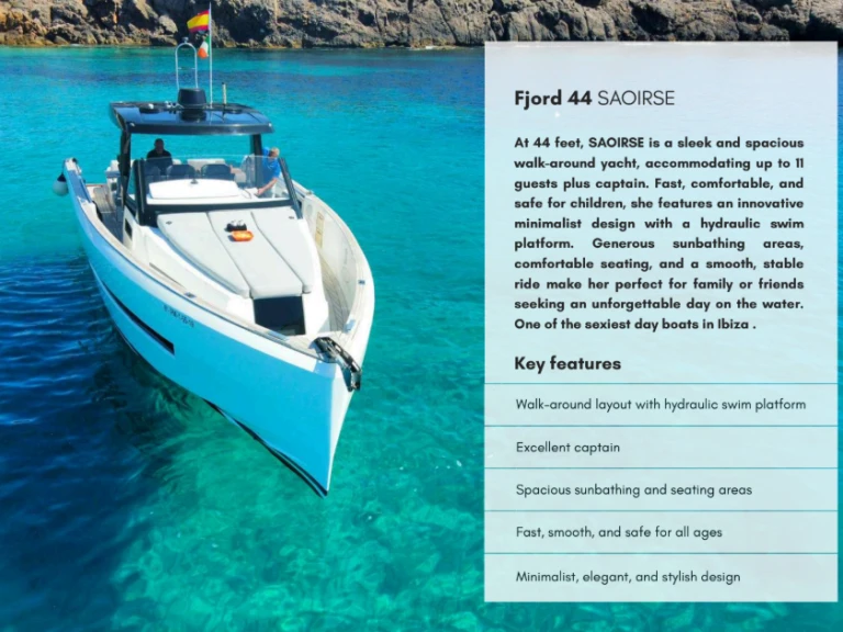Noleggio a Santa Eulària des Riu – Fjord Fjord 44 Open su SamBoat