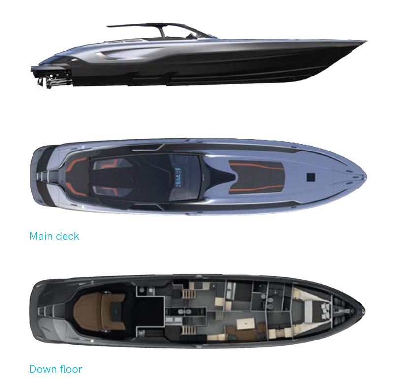 Noleggio Yacht di lusso a Ibiza Town – BOLIDE BOLIDE 80
