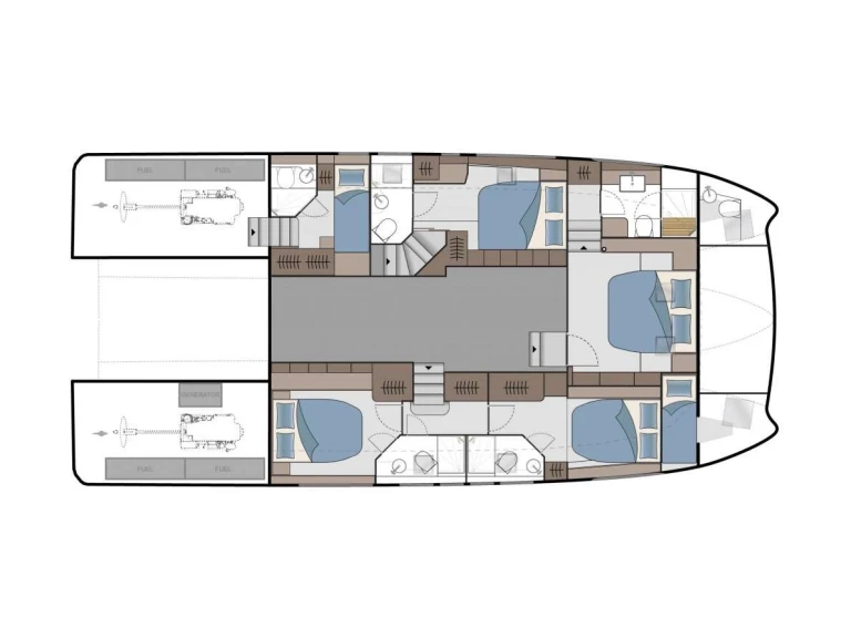 Aquila Aquila 54 Yacht da affittare a  Lávrio