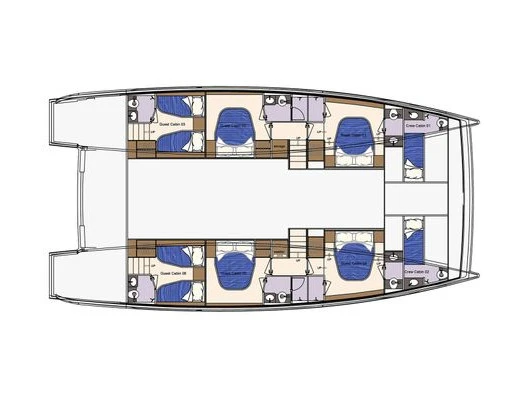 Noleggio Catamarano  con patente nautica