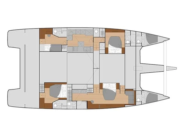Noleggio Catamarano con o senza skipper Fountaine Pajot a Néa Péramos