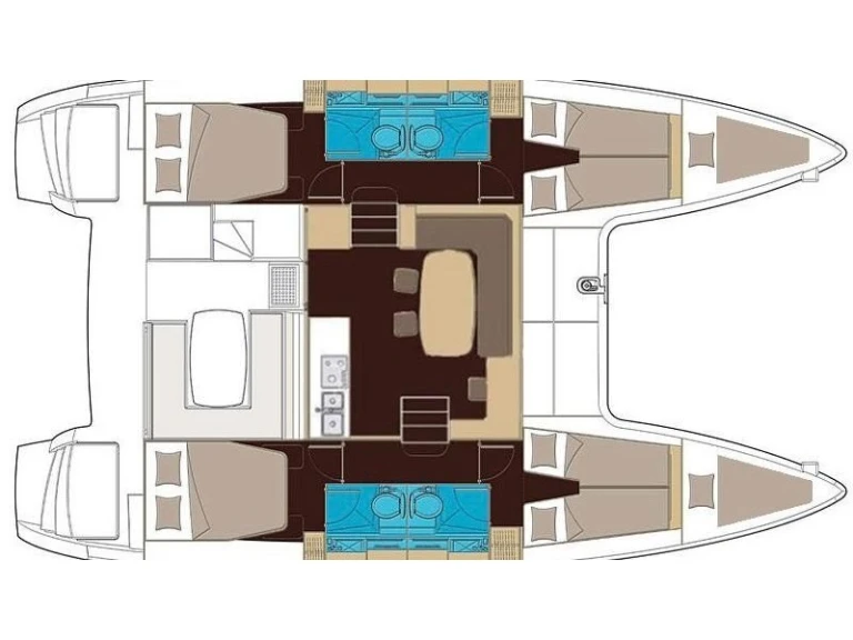 Noleggio barche Álimos economico Lagoon 400 S2