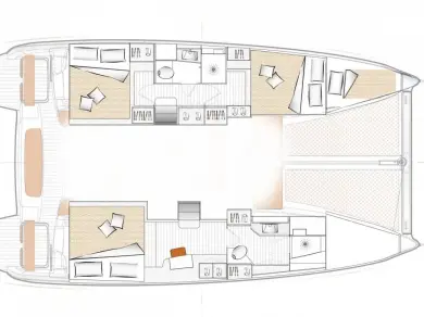 Noleggio Catamarano con o senza skipper Bénéteau a Arzon