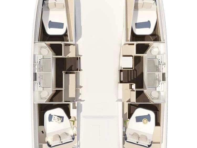 Noleggio barche Sebenico economico Fountaine Pajot FP 44 Quatuor - 4 + 2 cab.
