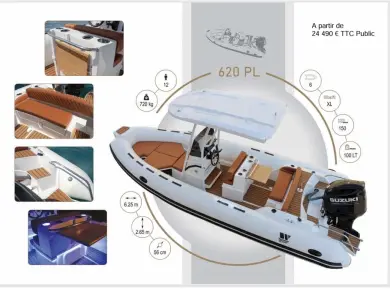 Noleggio Gommone a Lacanau – Tiger Tiger PL620