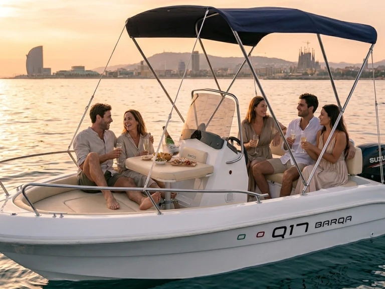 Noleggio barche Barcellona economico Q17