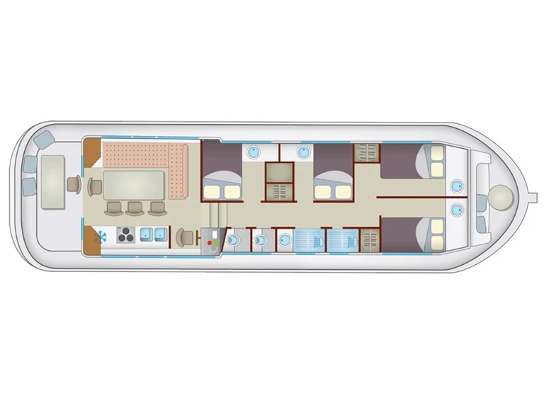 Noleggio Houseboat Pénichette con patente nautica