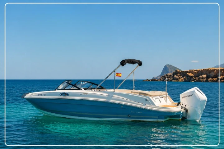 Noleggio Barca a motore con o senza skipper Bayliner a Sant Antoni de Portmany