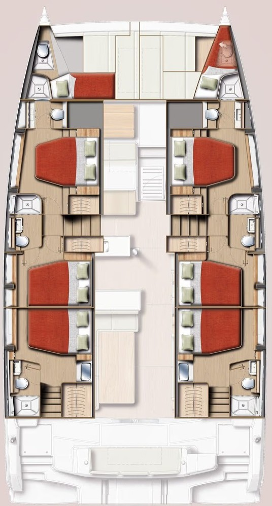 Noleggio Catamarano a Raiatea Island – Bali Bali 5.2 - 6 + 2 cab.