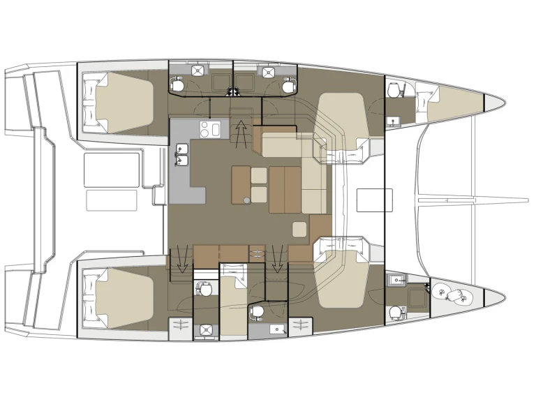 Noleggio barche Préveza economico Dufour Catamarans 48 Sail