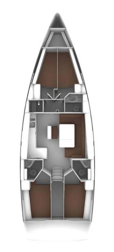 Bavaria Cruiser 46 da affittare a  Spalato