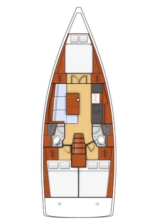 Noleggio barche Spalato economico Oceanis 38