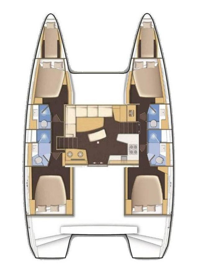 Noleggio a Trogir – Lagoon Lagoon 42 su SamBoat