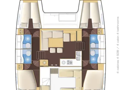 Noleggio barche Lagoon Lagoon 400 S2 a Spalato su Samboat