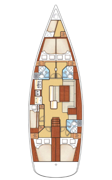 Noleggio a Vlycho – Bénéteau Oceanis 50 su SamBoat