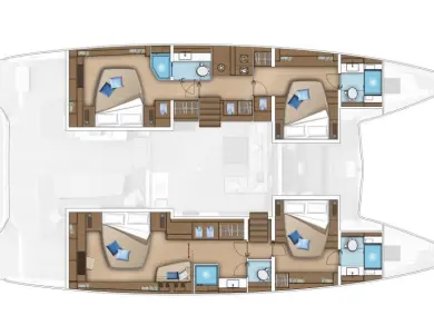Noleggio barche Lagoon Lagoon 55 - 4 + 2 cab. a Trogir su Samboat
