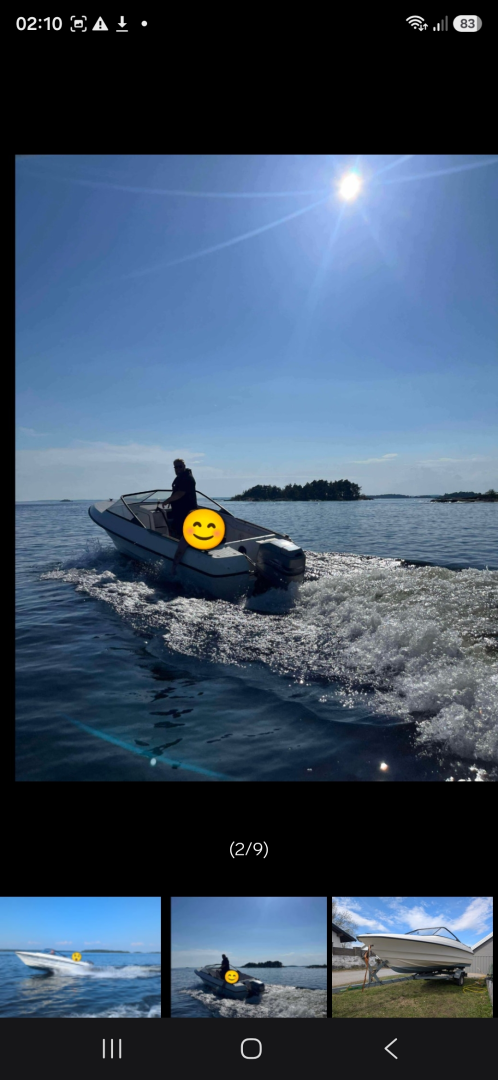 Skibsplast 460 VS, approx. 15 ft / ca. 4.6 m• MARINEER 75 da affittare a  Nannestad