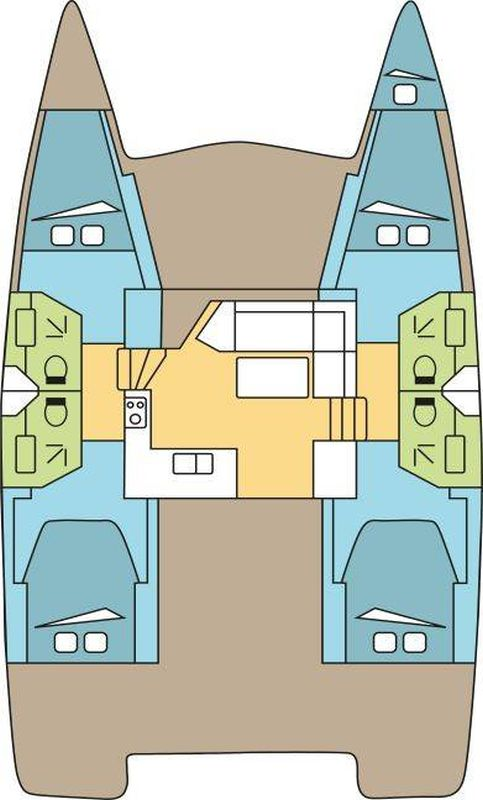 Noleggio Catamarano a Parham Town – Fountaine Pajot Isla 40
