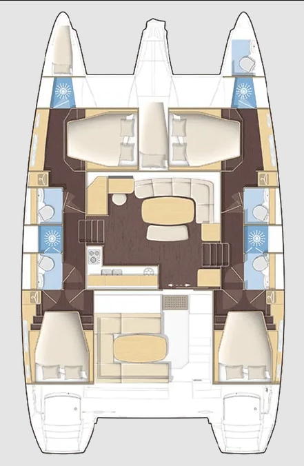 Noleggio Catamarano a Deme of Volos – Lagoon Lagoon 420
