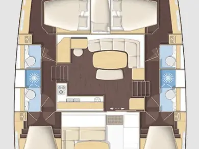 Noleggio Catamarano a Deme of Volos – Lagoon Lagoon 420