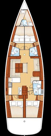 Bénéteau Oceanis 54 da affittare a  Pálairos