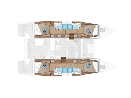 Noleggio Catamarano a Seget Donji – Lagoon Lagoon 47