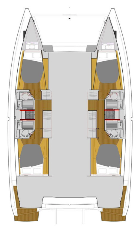 Noleggio Catamarano a Piso Livadi – Fountaine Pajot Astrea 42