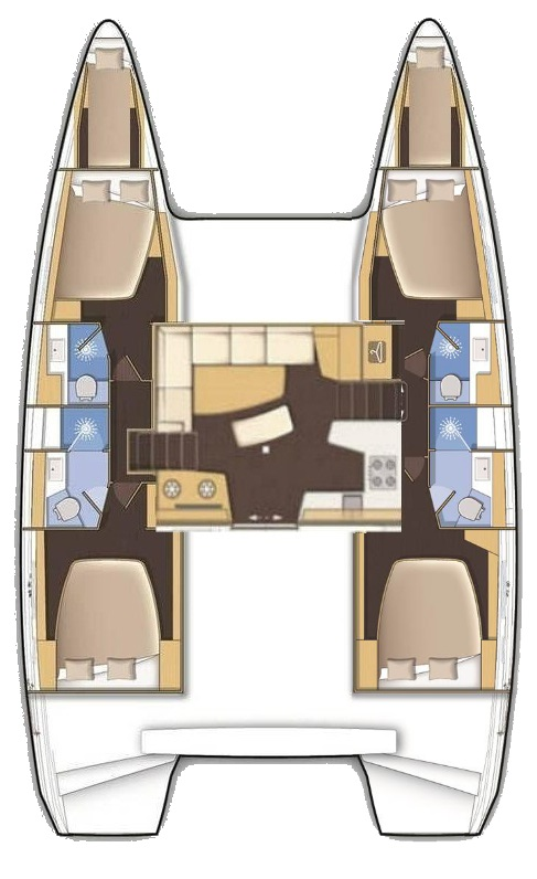 Noleggio Catamarano con o senza skipper Lagoon a Lávrio