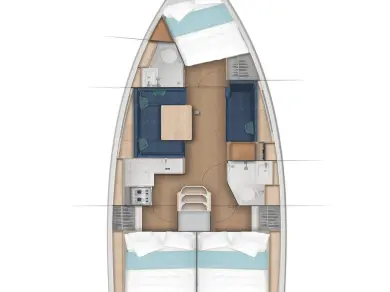 Noleggio barche Kos economico Sun Odyssey 380