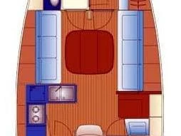 Noleggio Barca a vela Bavaria con patente nautica
