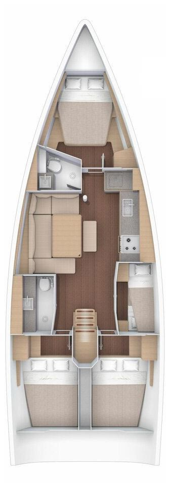 Dufour Dufour 430 da affittare a  Trogir