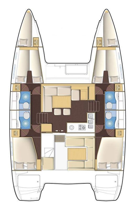 Noleggio barche Pola economico Lagoon 400 S2