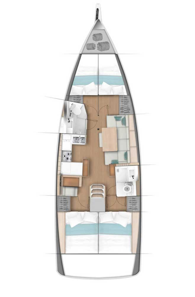 Noleggio barche Palma de Maiorca economico Sun Odyssey 440