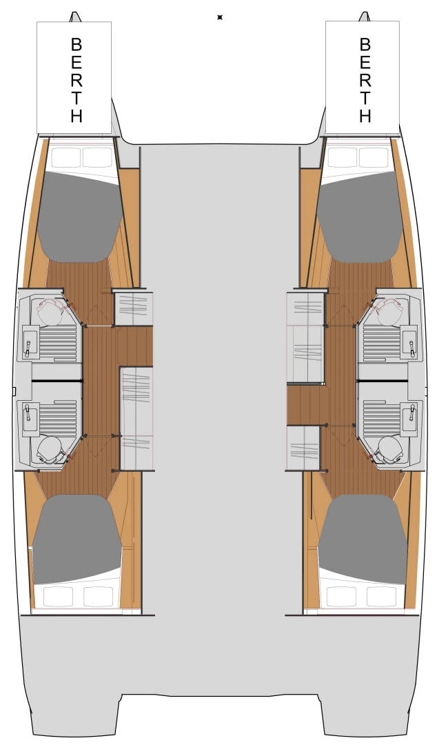 Noleggio Catamarano Fountaine Pajot con patente nautica