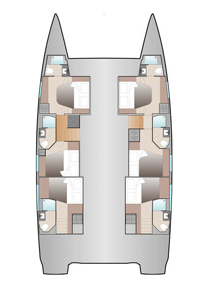 Noleggiare una Fountaine Pajot Aura 51 a Eden Island