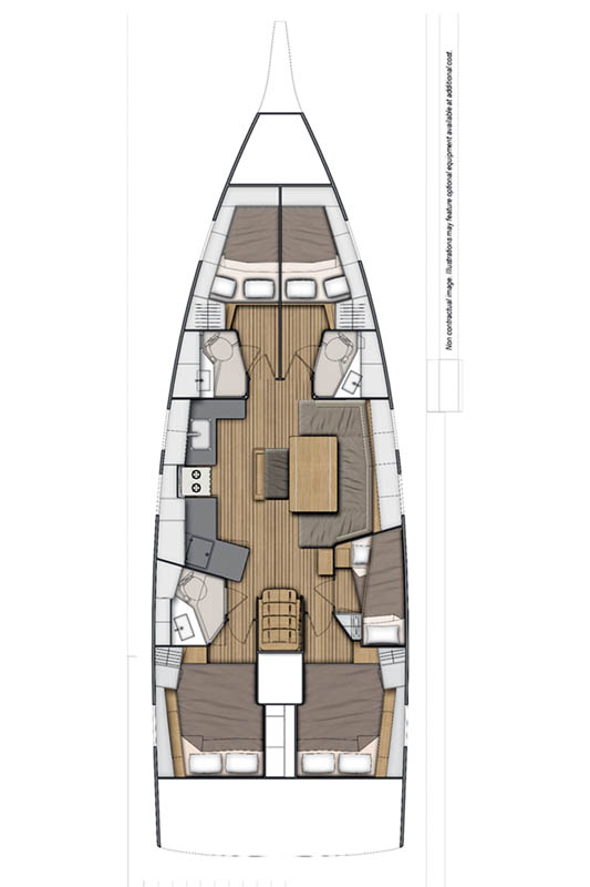 Bénéteau Oceanis 46.1 da affittare a  Seget Donji