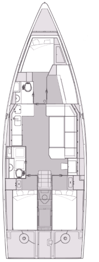 Noleggio Barca a vela a Castelli – Elan Impression 45