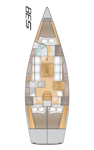 Noleggio barche Salona Salona 38 a Castelli su Samboat