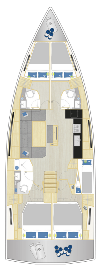 Noleggio barche Hanse Hanse 460 a Zaravecchia (Biograd) su Samboat